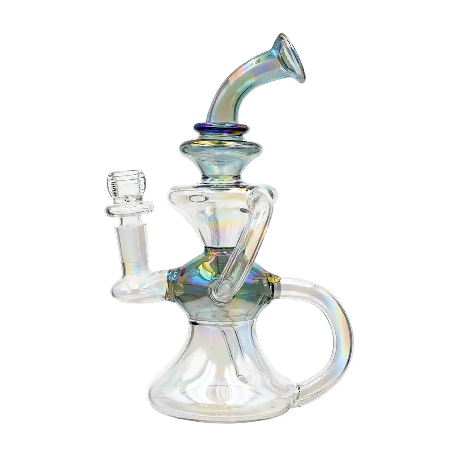 Iridescent Recycler Dab Rig