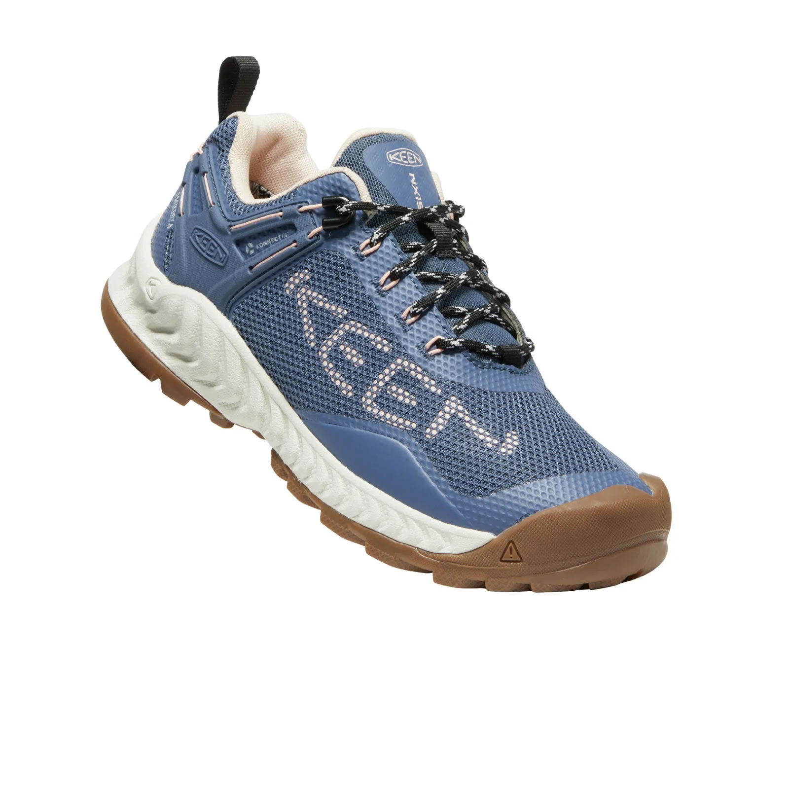 Keen NXIS EVO Waterproof Hiking Shoe (Women) - Vintage Indigo/Peachy Keen