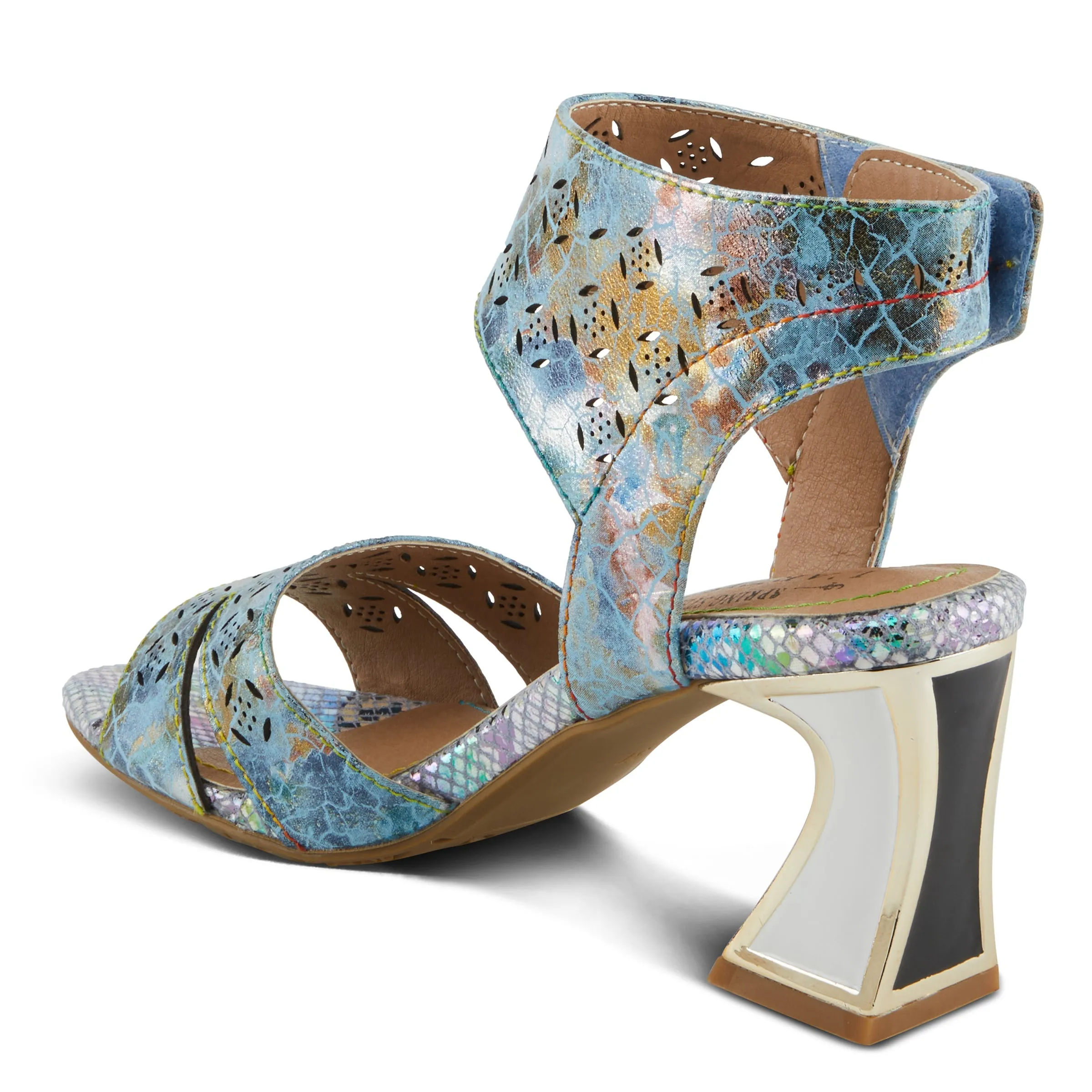 L'ARTISTE POSTER-METAL SANDALS