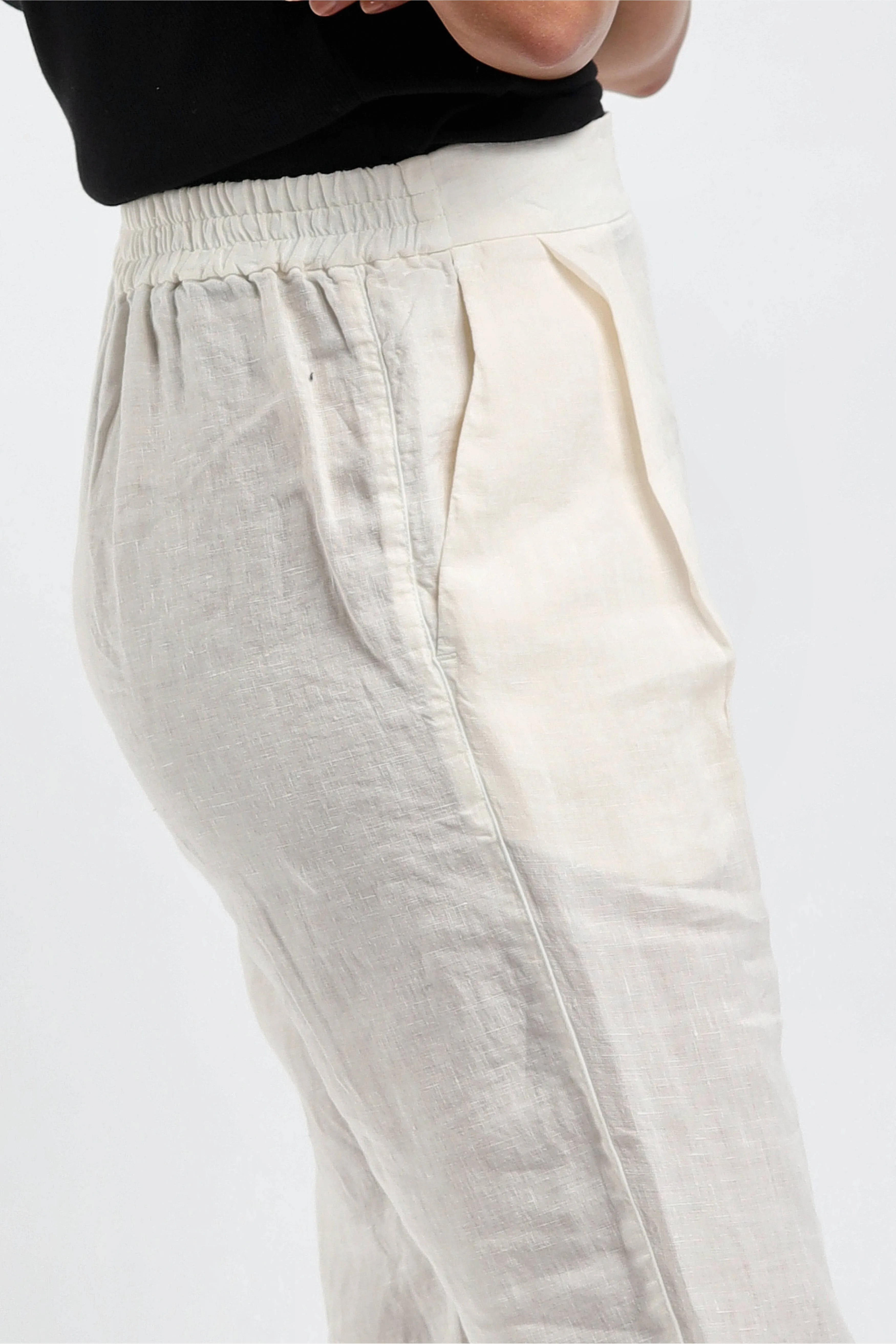 Leinenhose in Champagne Soft Fade