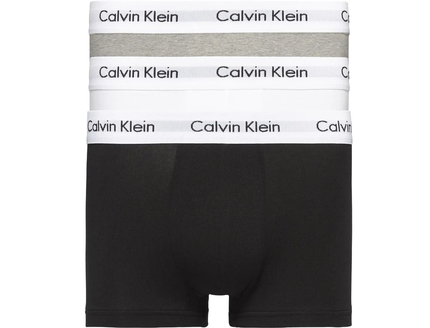 Mens Calvin Klein Boxer Shorts Low Rise Trunks 3 Pack