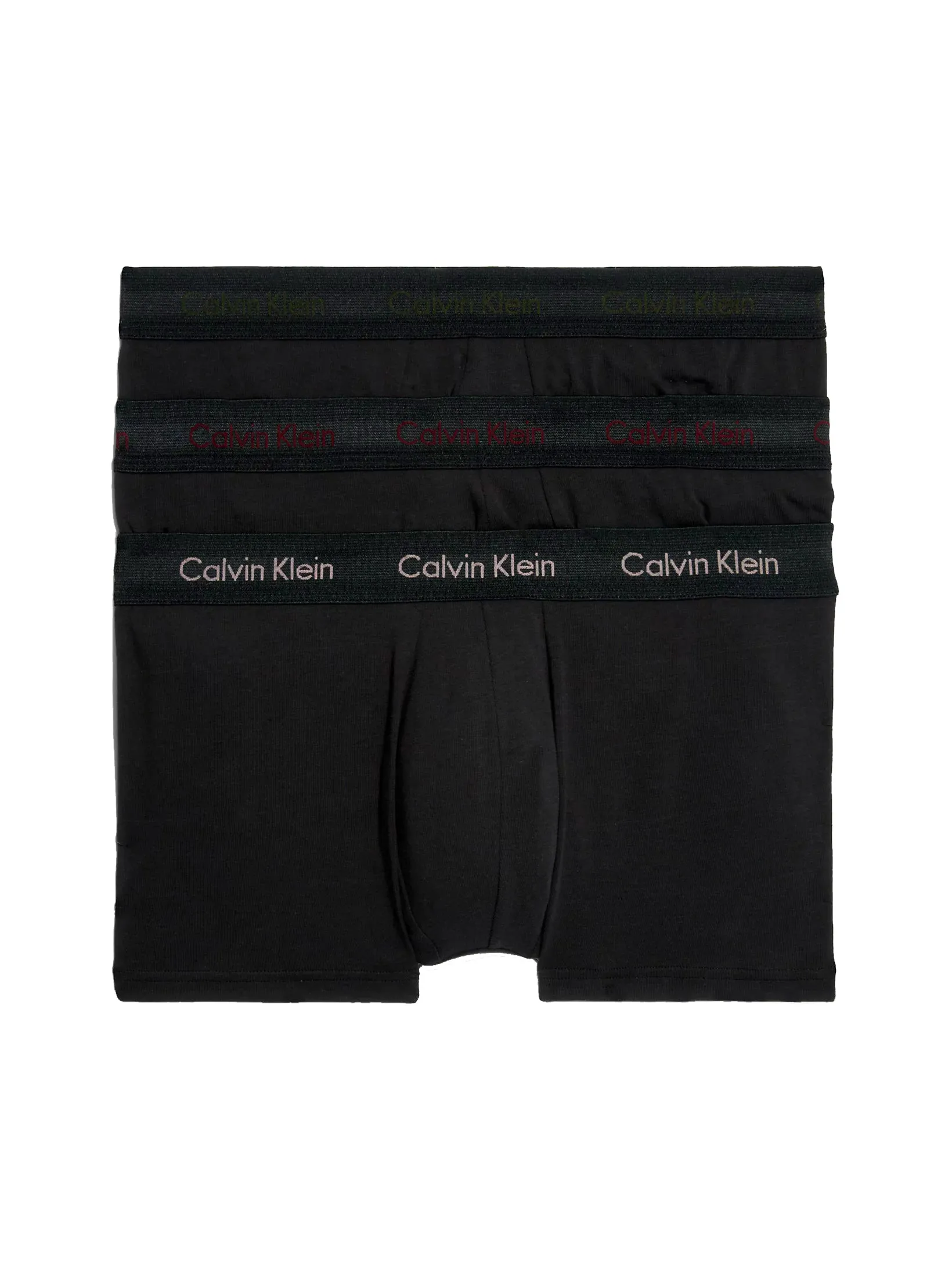 Mens Calvin Klein Boxer Shorts Low Rise Trunks 3 Pack