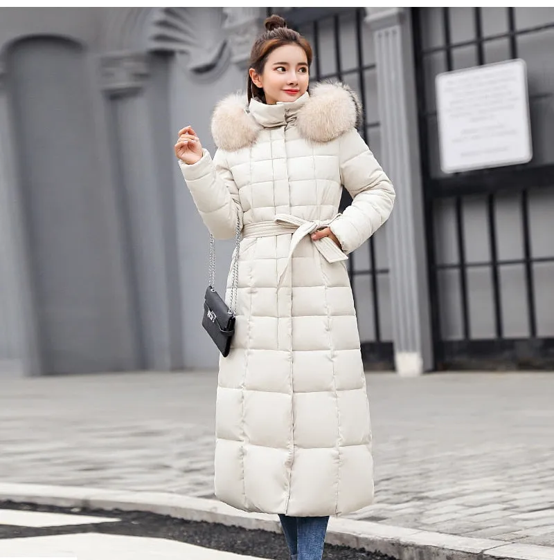 New Arrival Fashion Winter  Cotton Coat Women Thick Long Slim Padded Overcoat Warm Ladies Autumn Winter Fashion Clothes Sweaters Jackets Women Winter Clothes