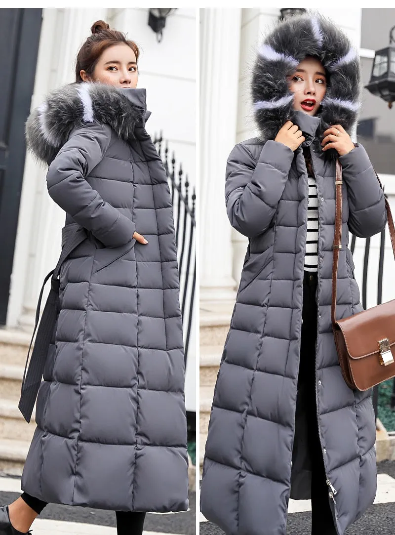 New Arrival Fashion Winter  Cotton Coat Women Thick Long Slim Padded Overcoat Warm Ladies Autumn Winter Fashion Clothes Sweaters Jackets Women Winter Clothes