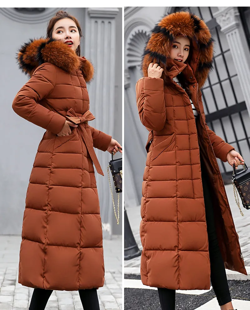 New Arrival Fashion Winter  Cotton Coat Women Thick Long Slim Padded Overcoat Warm Ladies Autumn Winter Fashion Clothes Sweaters Jackets Women Winter Clothes