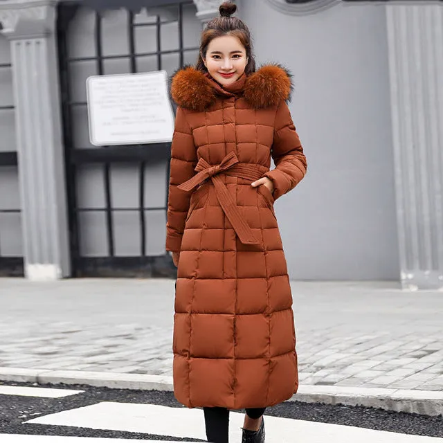 New Arrival Fashion Winter  Cotton Coat Women Thick Long Slim Padded Overcoat Warm Ladies Autumn Winter Fashion Clothes Sweaters Jackets Women Winter Clothes