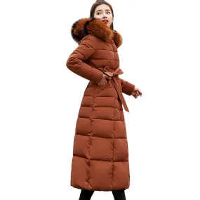 New Arrival Fashion Winter  Cotton Coat Women Thick Long Slim Padded Overcoat Warm Ladies Autumn Winter Fashion Clothes Sweaters Jackets Women Winter Clothes