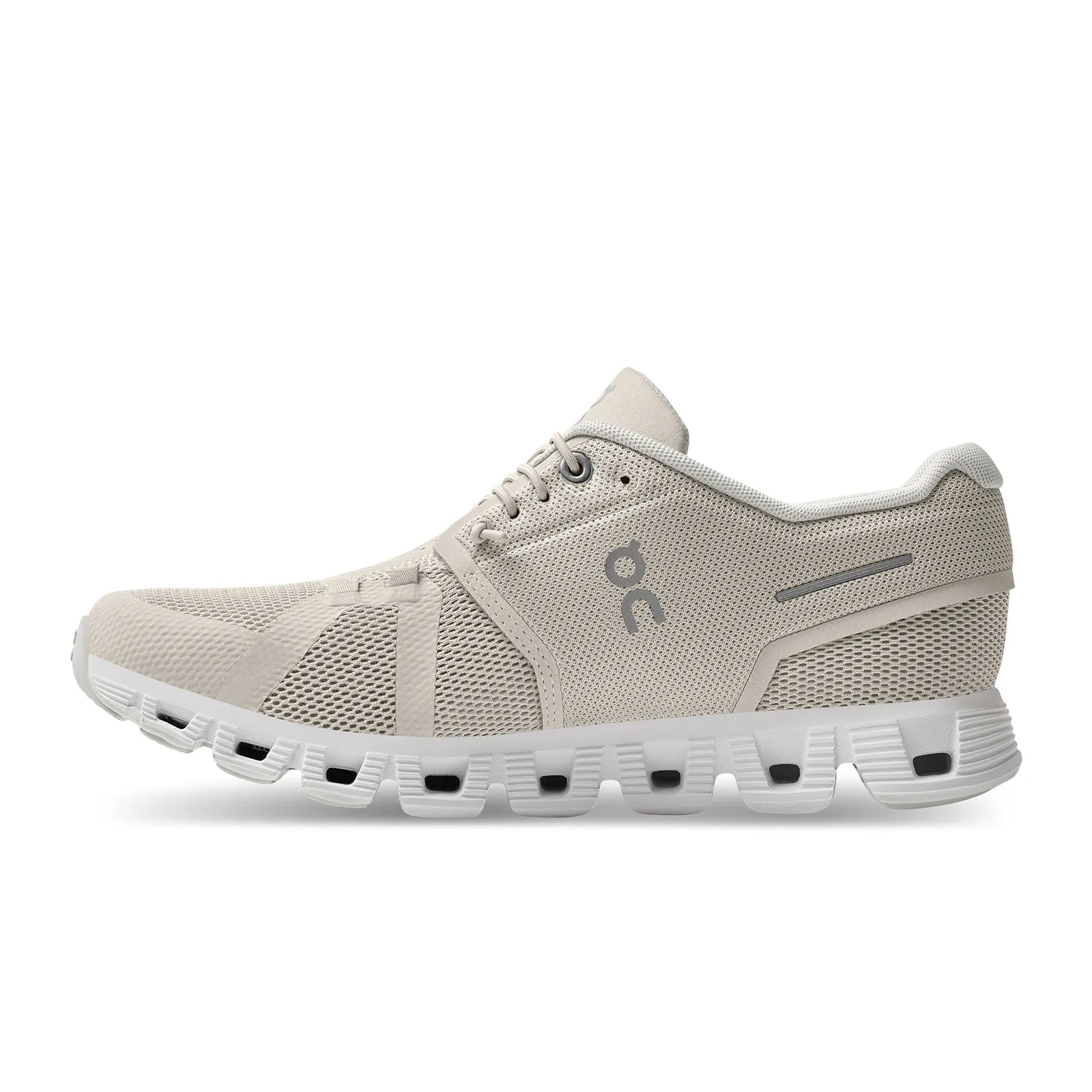 On Running Cloud 5 Running Shoe (Women) - Pearl/White