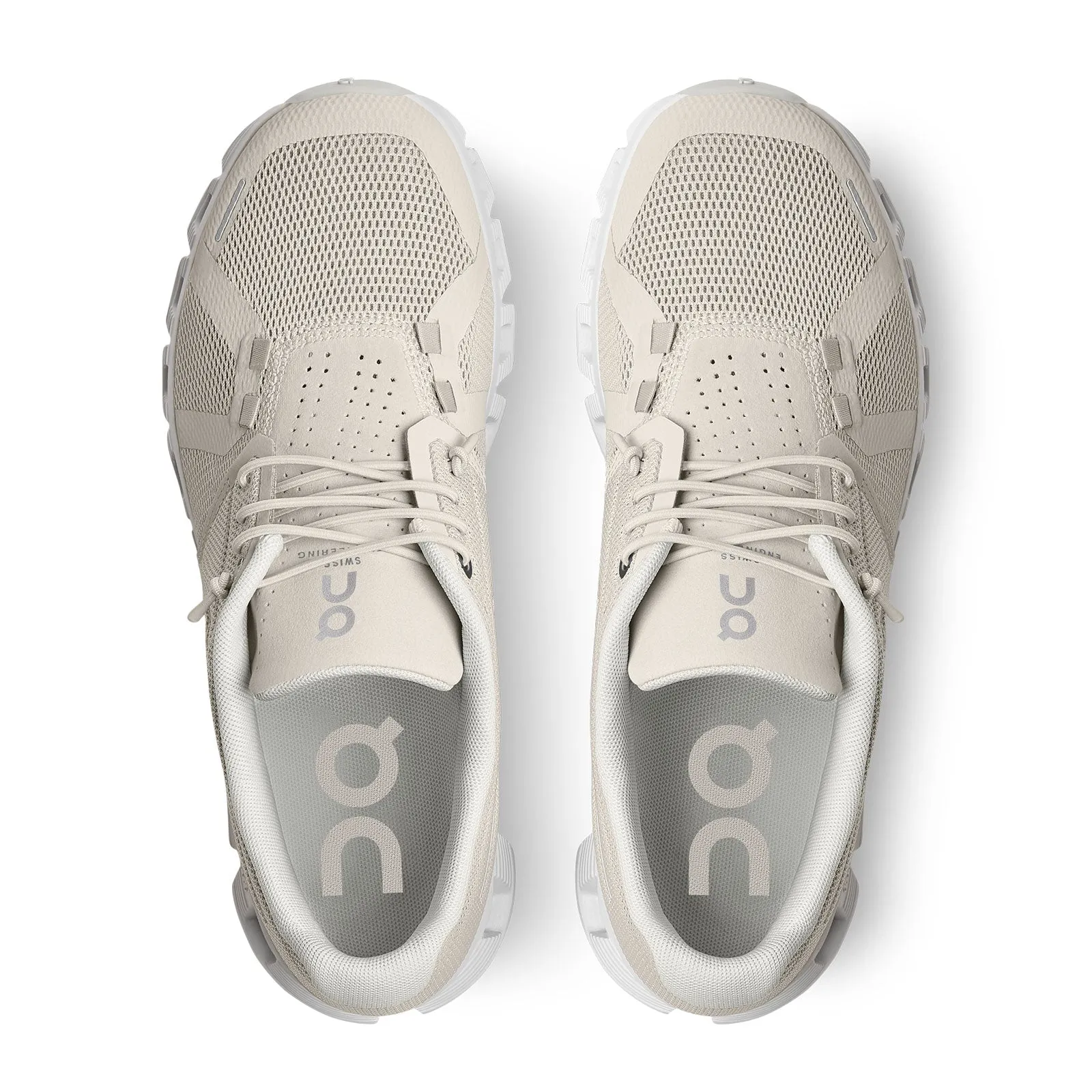 On Running Cloud 5 Running Shoe (Women) - Pearl/White