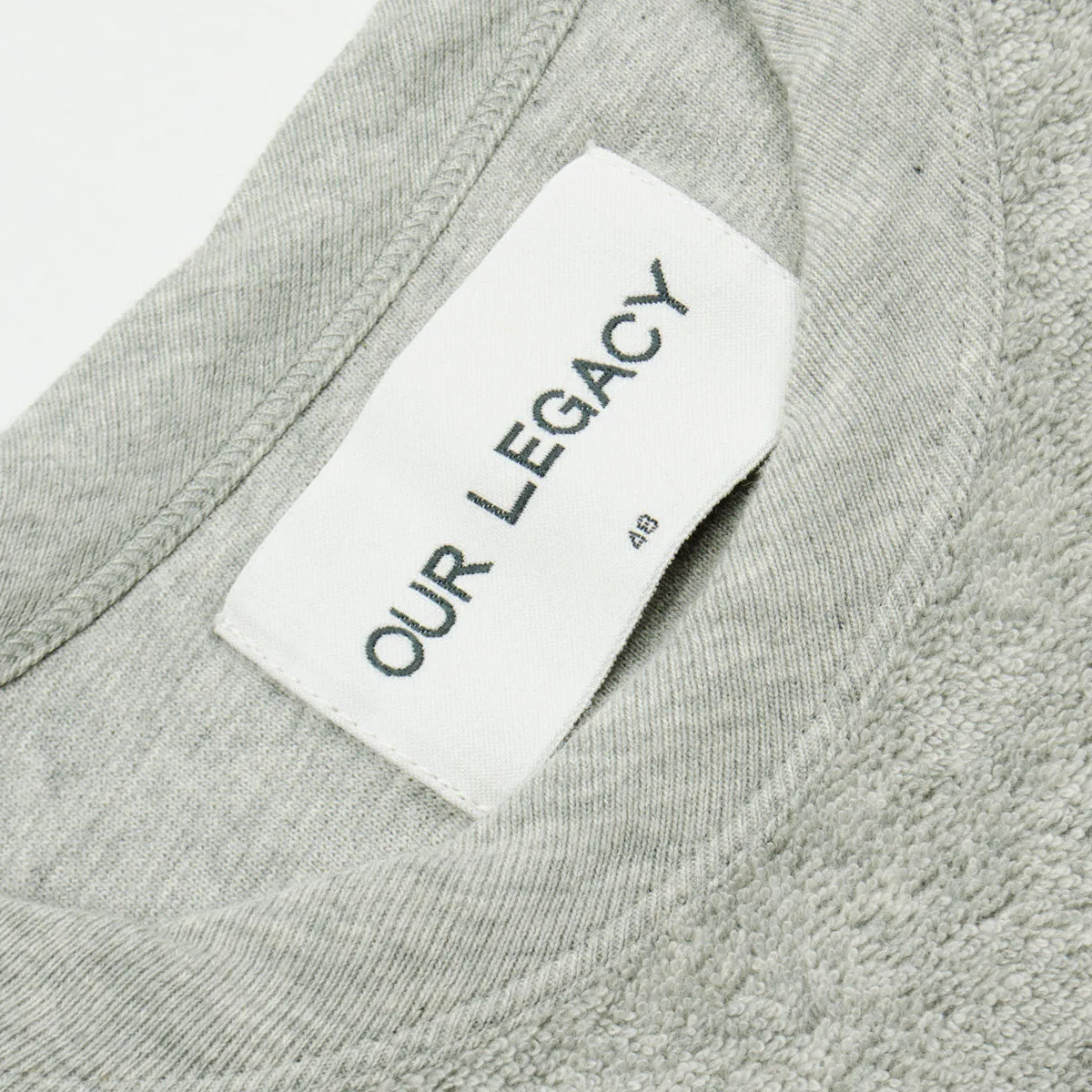 Our Legacy - Perfect T-shirt - Grey Melange Light Terry