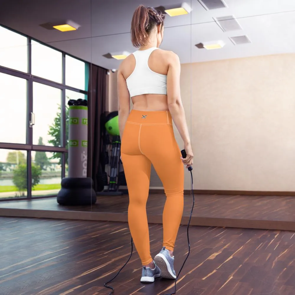 Peach Yoga Leggings