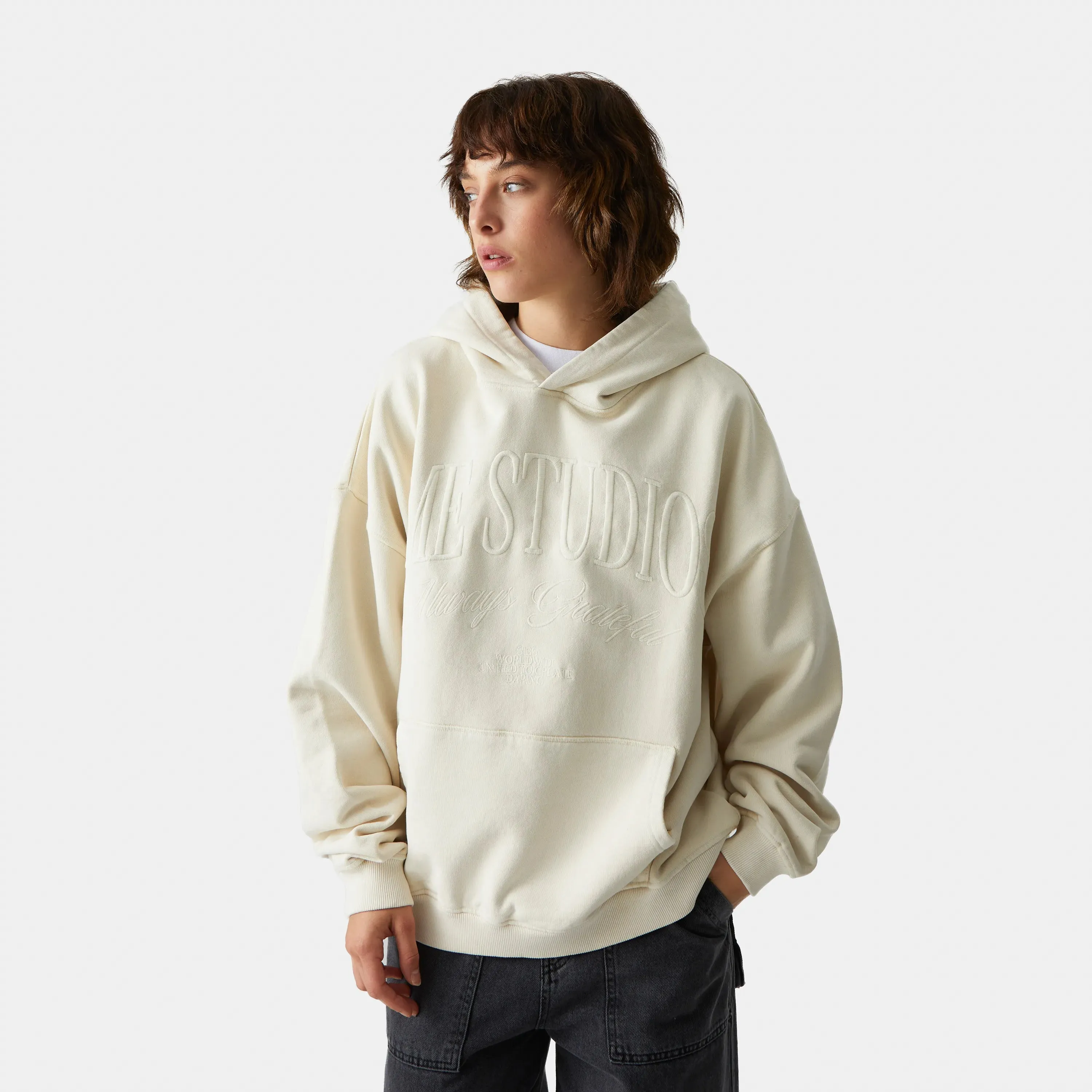 Phantom Off Sand Oversized Hoodie