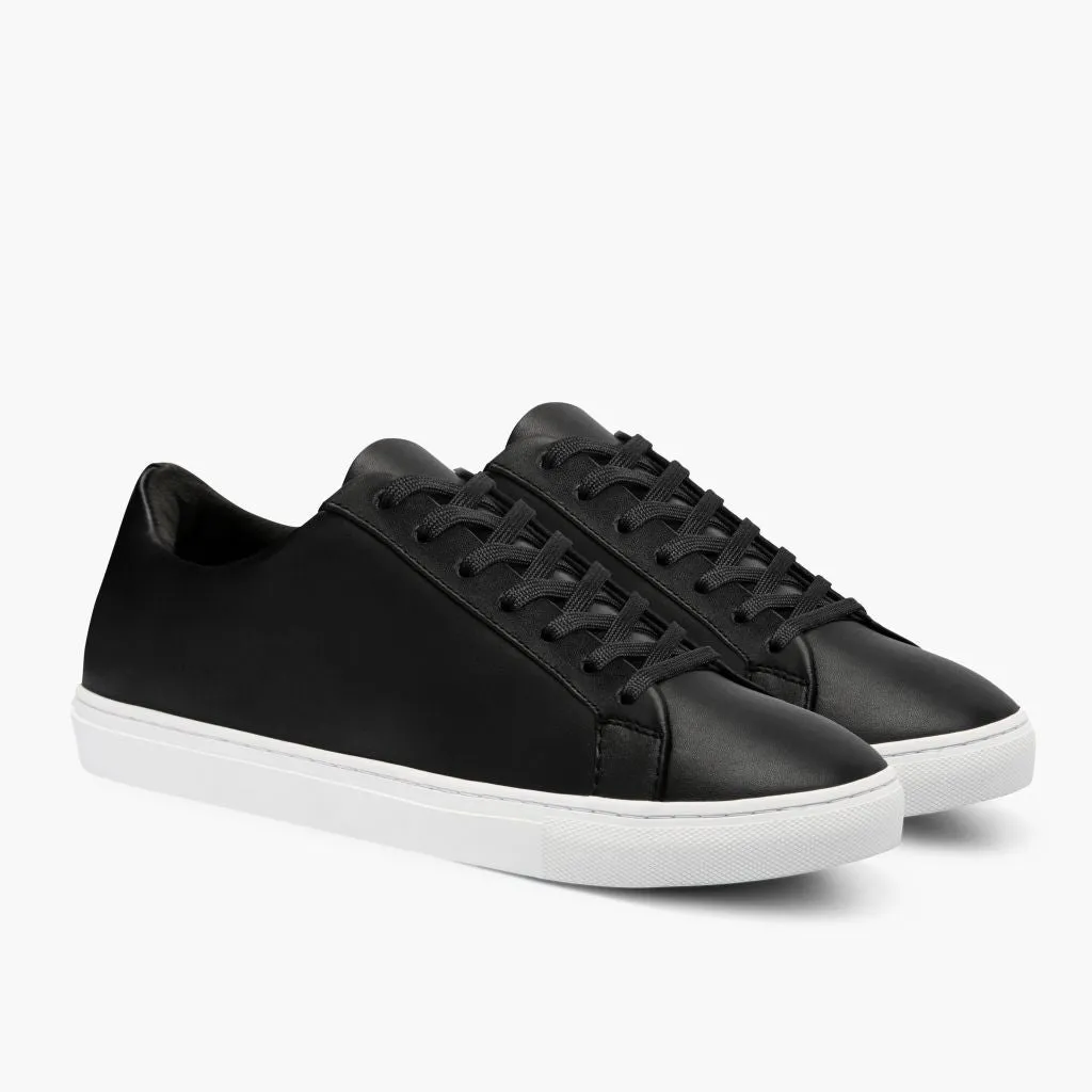 Premier Low Top | Black (Blind Eyelets)