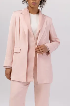 Rayan Organza Two Piece Blazer - Sepia Rose