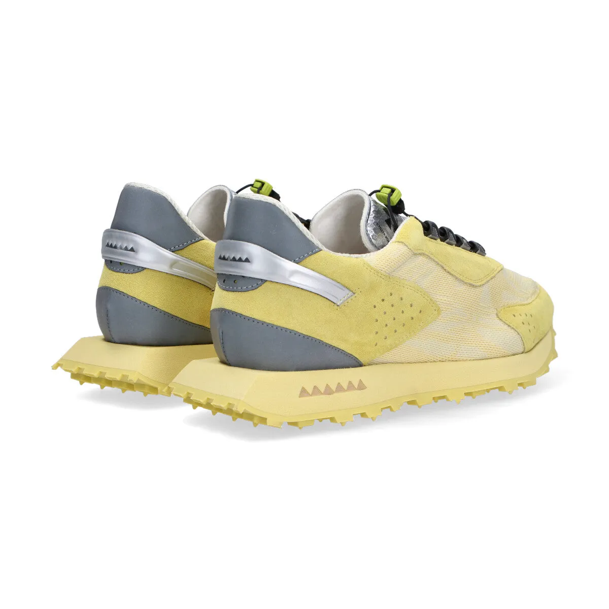 Run Of sneaker Mars camoscio nylon giallo