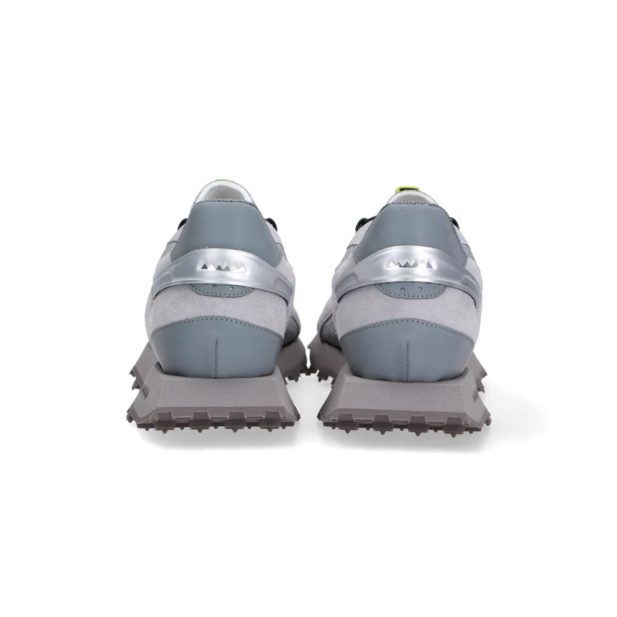 Run Of sneaker Rover camoscio nylon grigio