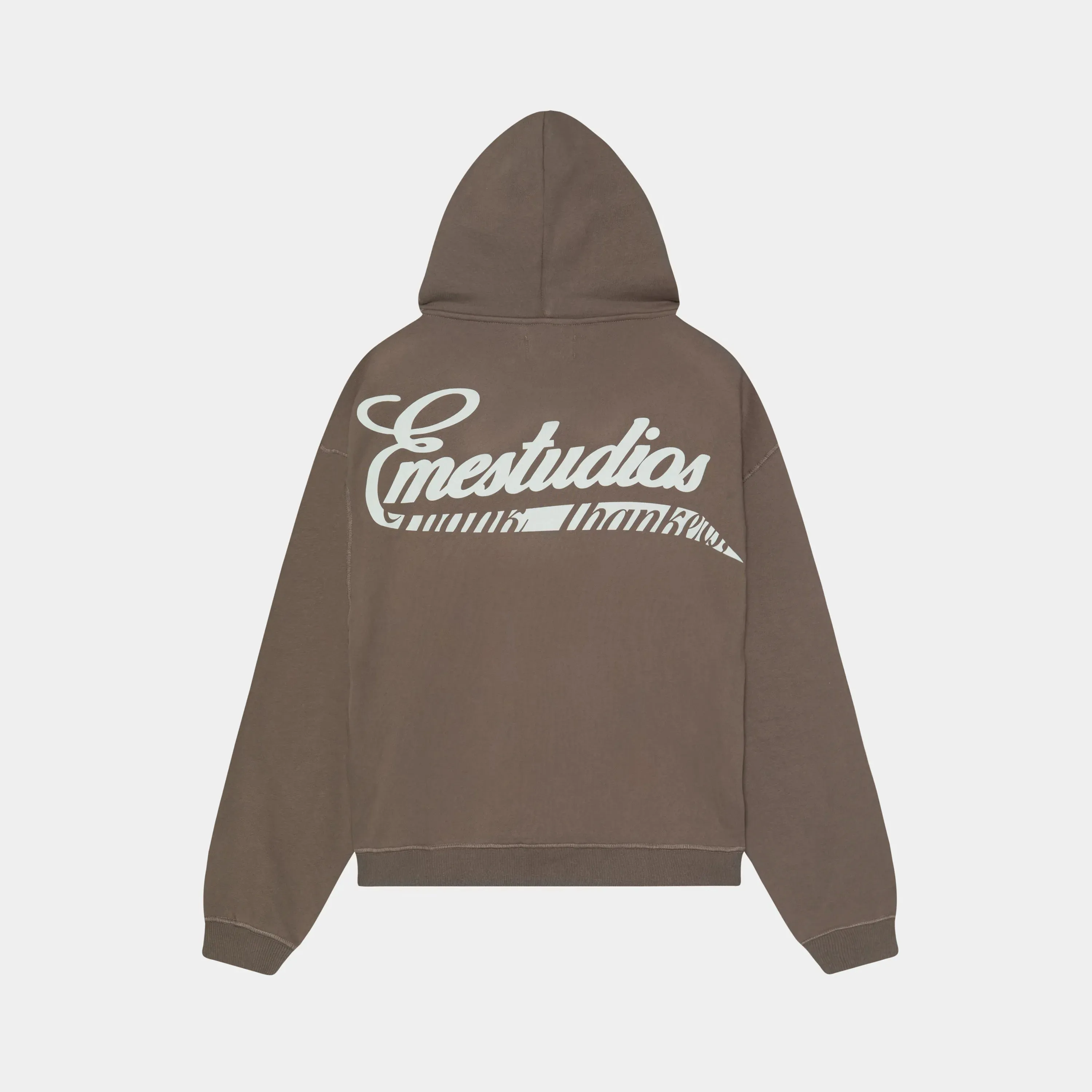 Rush Muddy Brown Oversized Hoodie