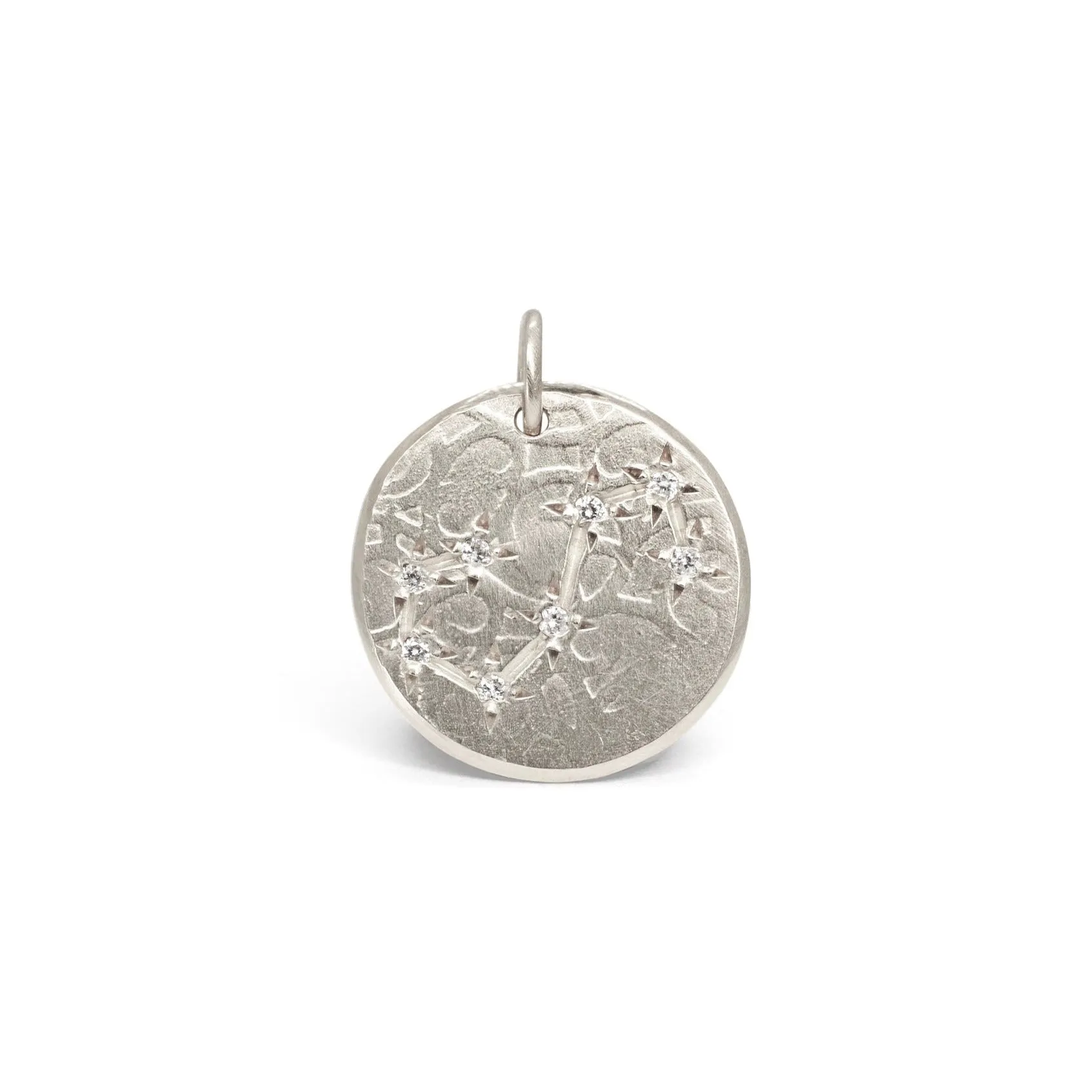 Silver Zodiac Diamond Constellation Charms