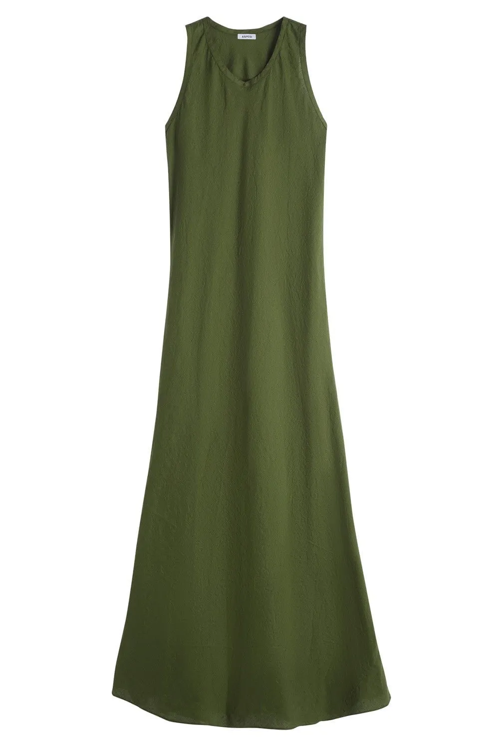 Sleeveless Vneck Dress - Verde