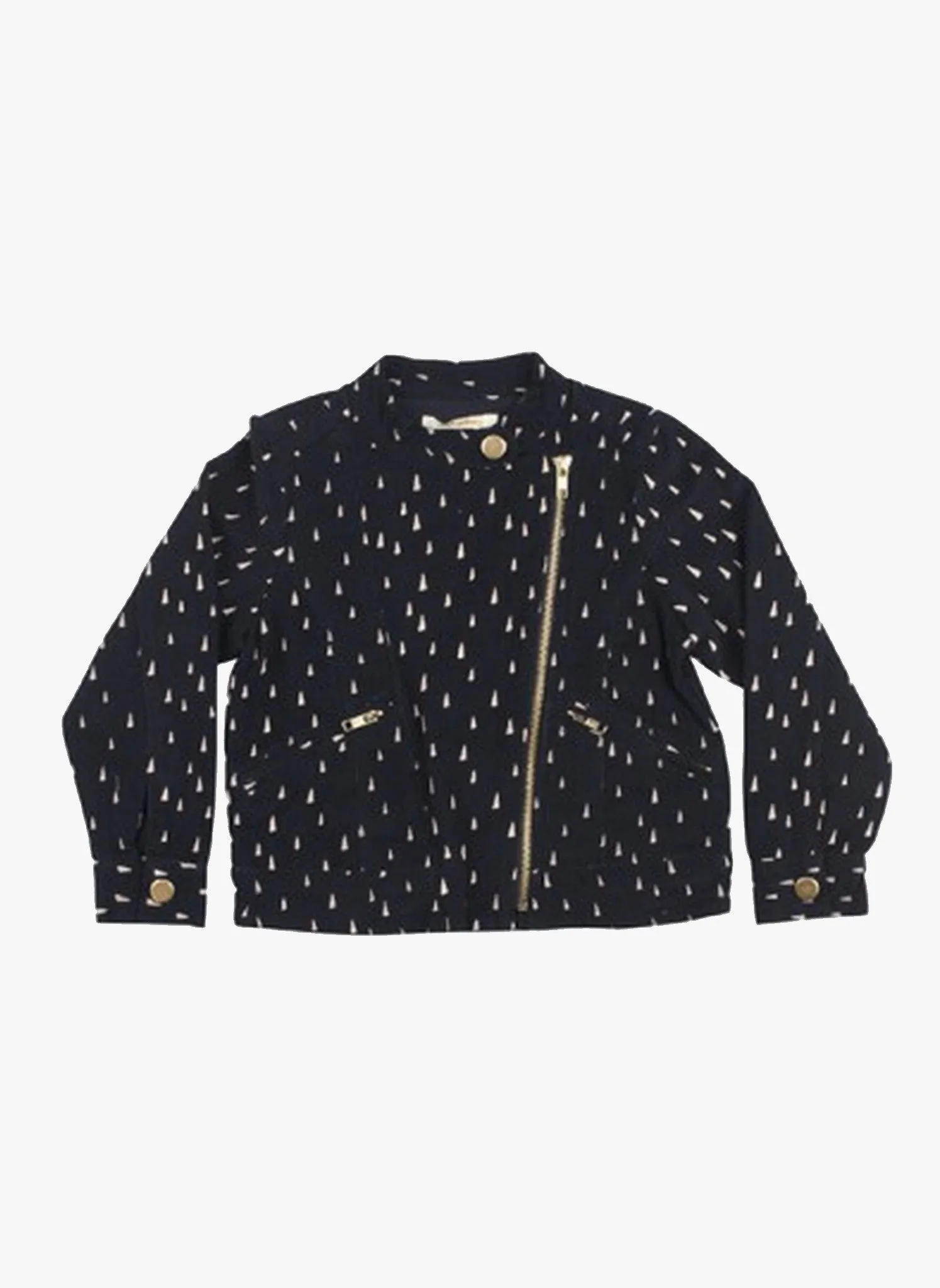 Soft Gallery Marina Jacket in Jet Black Arbre Print