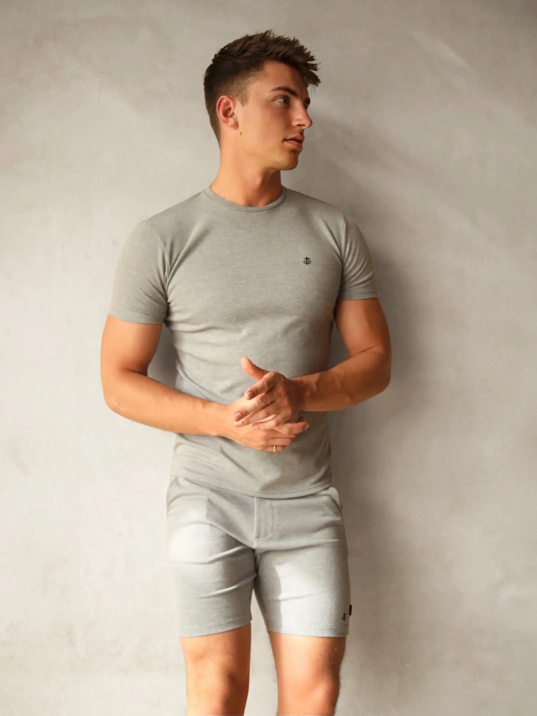 Sorrento T-Shirt - Marl Grey