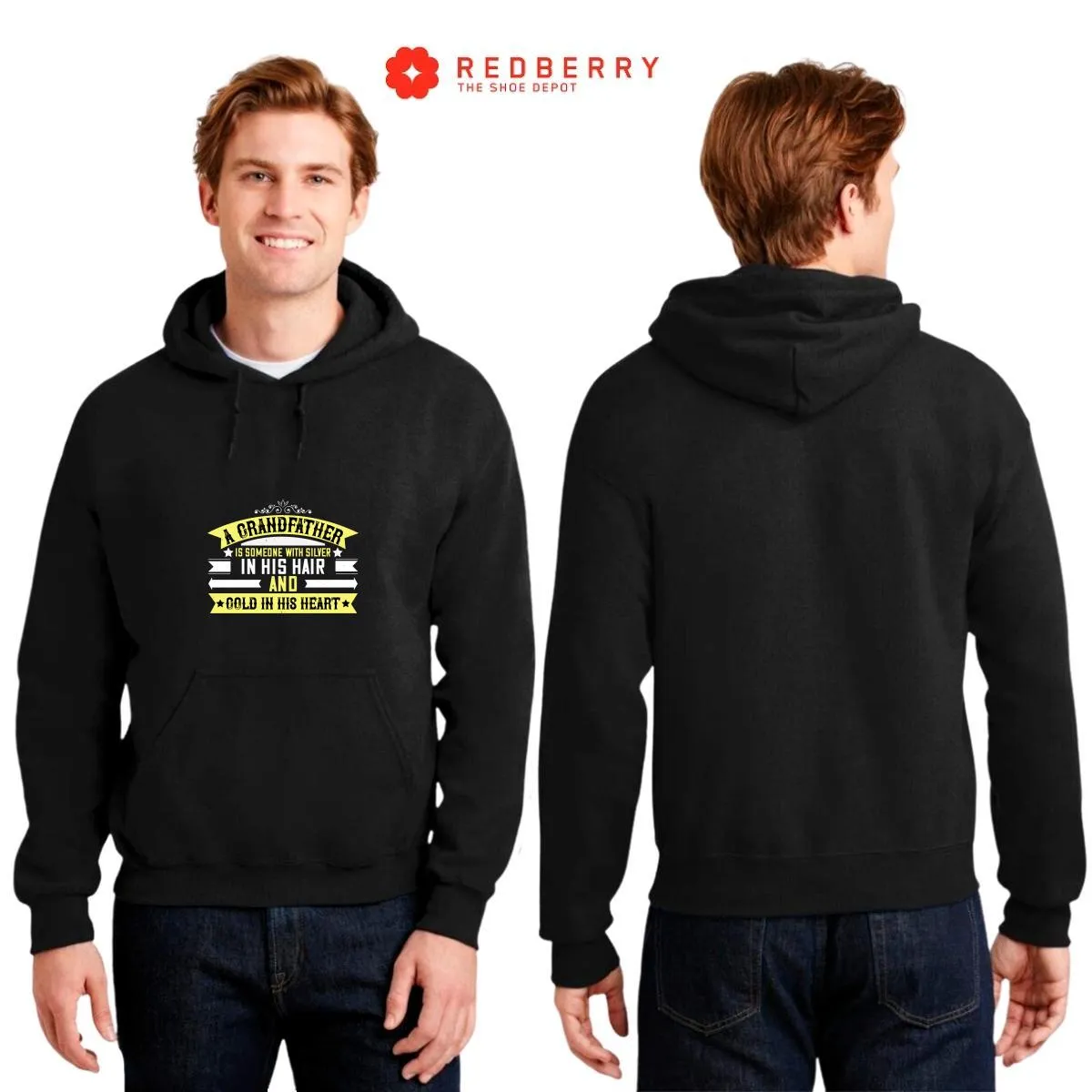 Sudadera Hombre  Hoodie Abuelo Papá Padre Hijo Hija 003