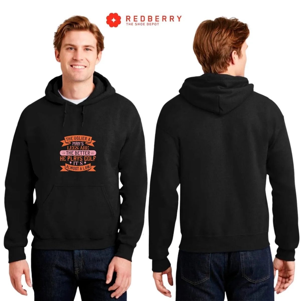 Sudadera Hombre  Hoodie Golf Deporte Frases 043