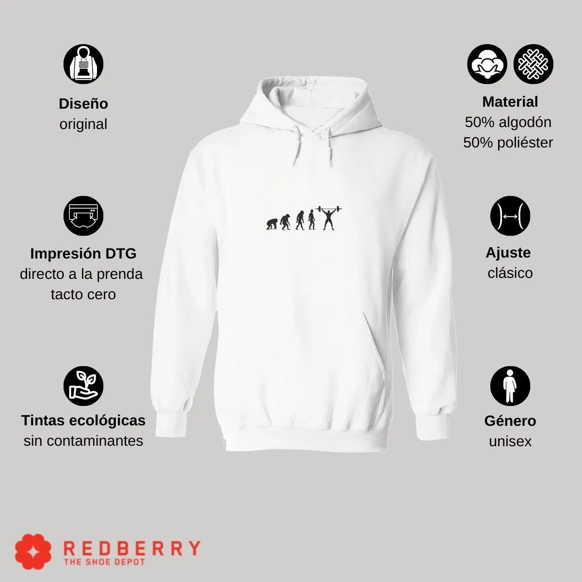 Sudadera Hombre  Hoodie Gym Ejercicio Fitness 012