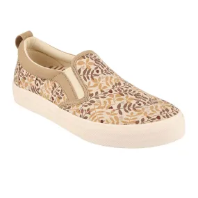 Taos Rubber Soul Slip On Sneaker (Women) - Tan Branch Multi