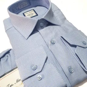 TM Martin men's woven Shirt | Sky Blue