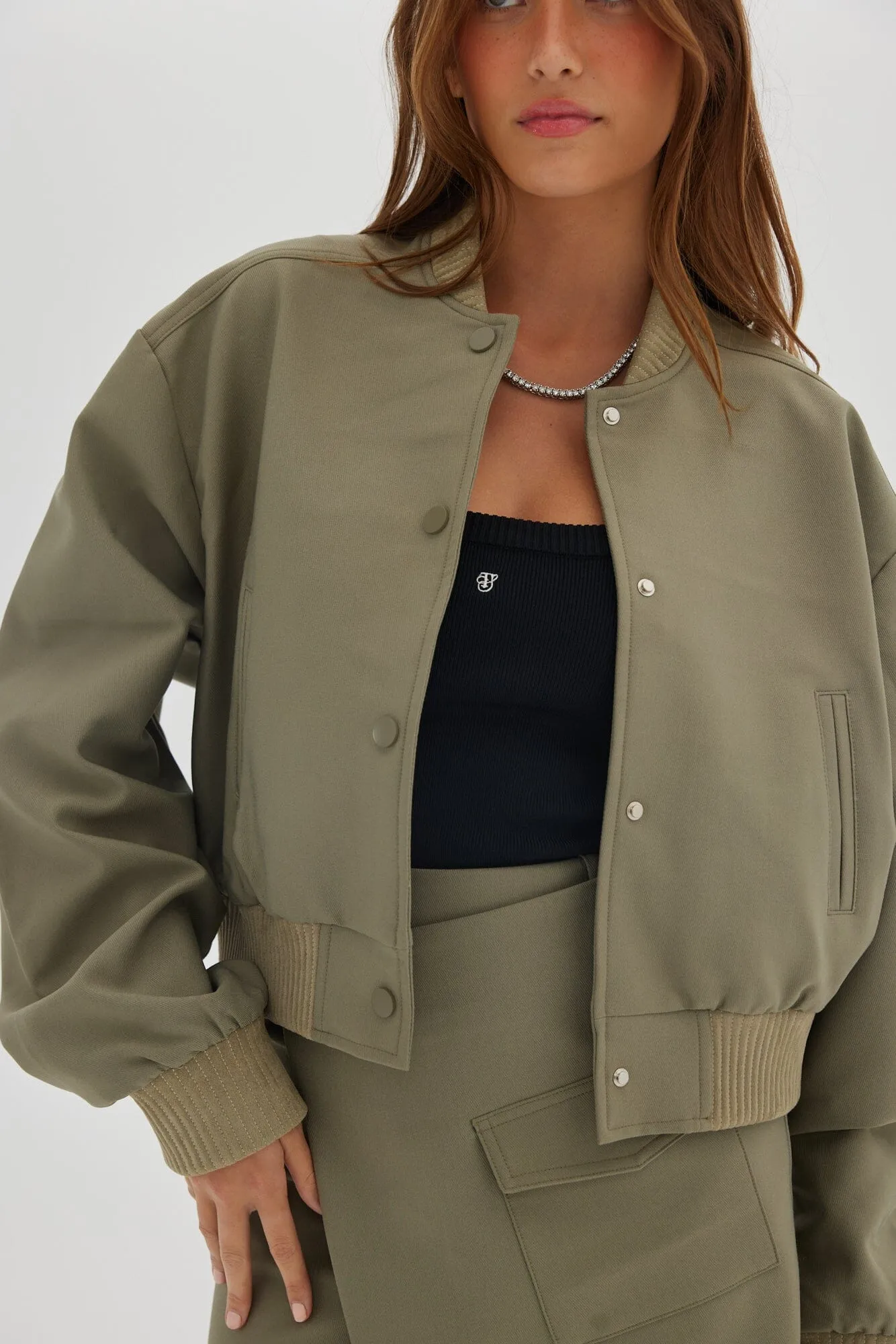 Toast Society Bomber Jacket - Khaki