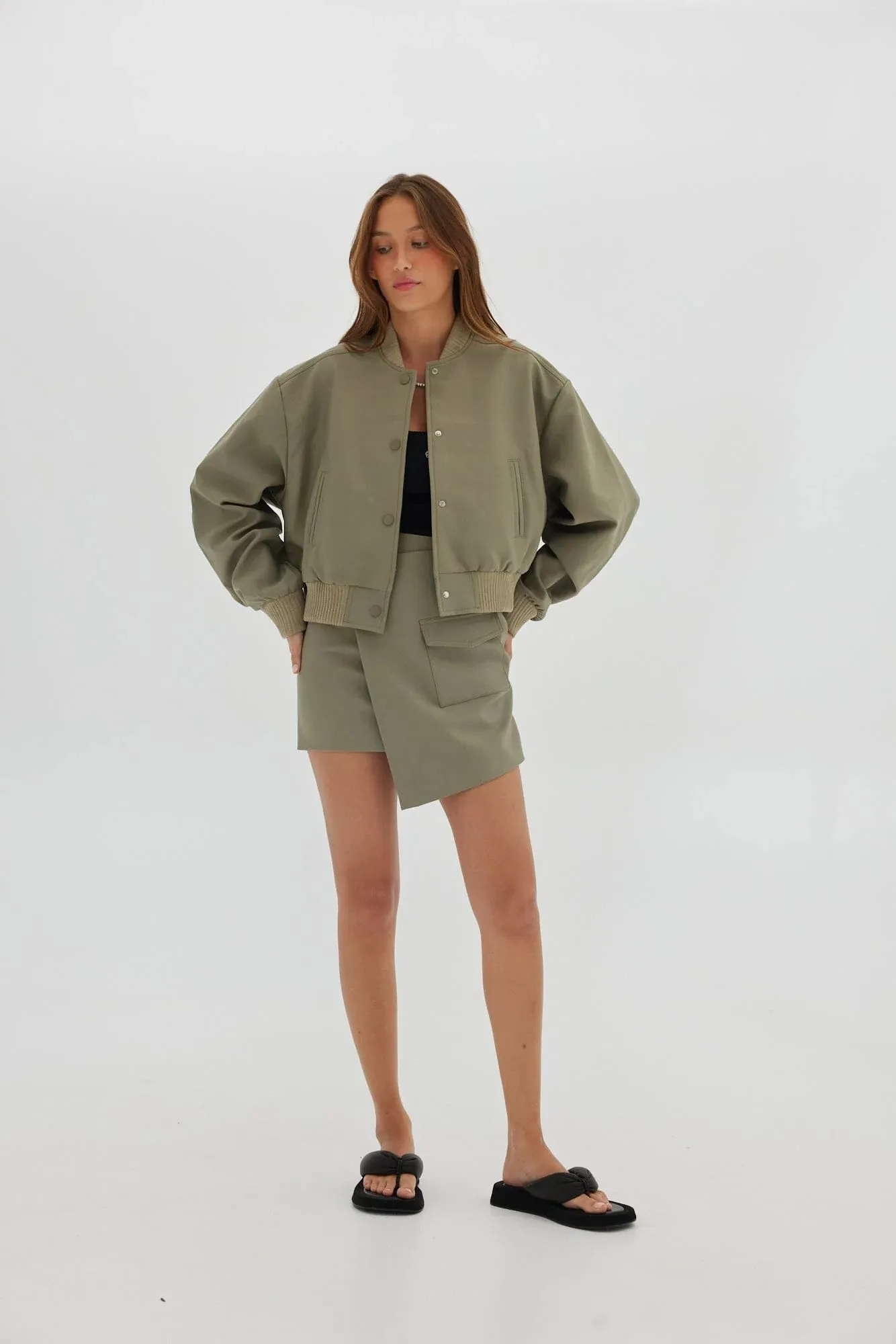 Toast Society Bomber Jacket - Khaki