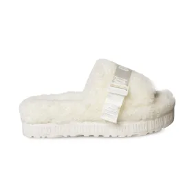 UGG Fluffita White Sandals - Women's