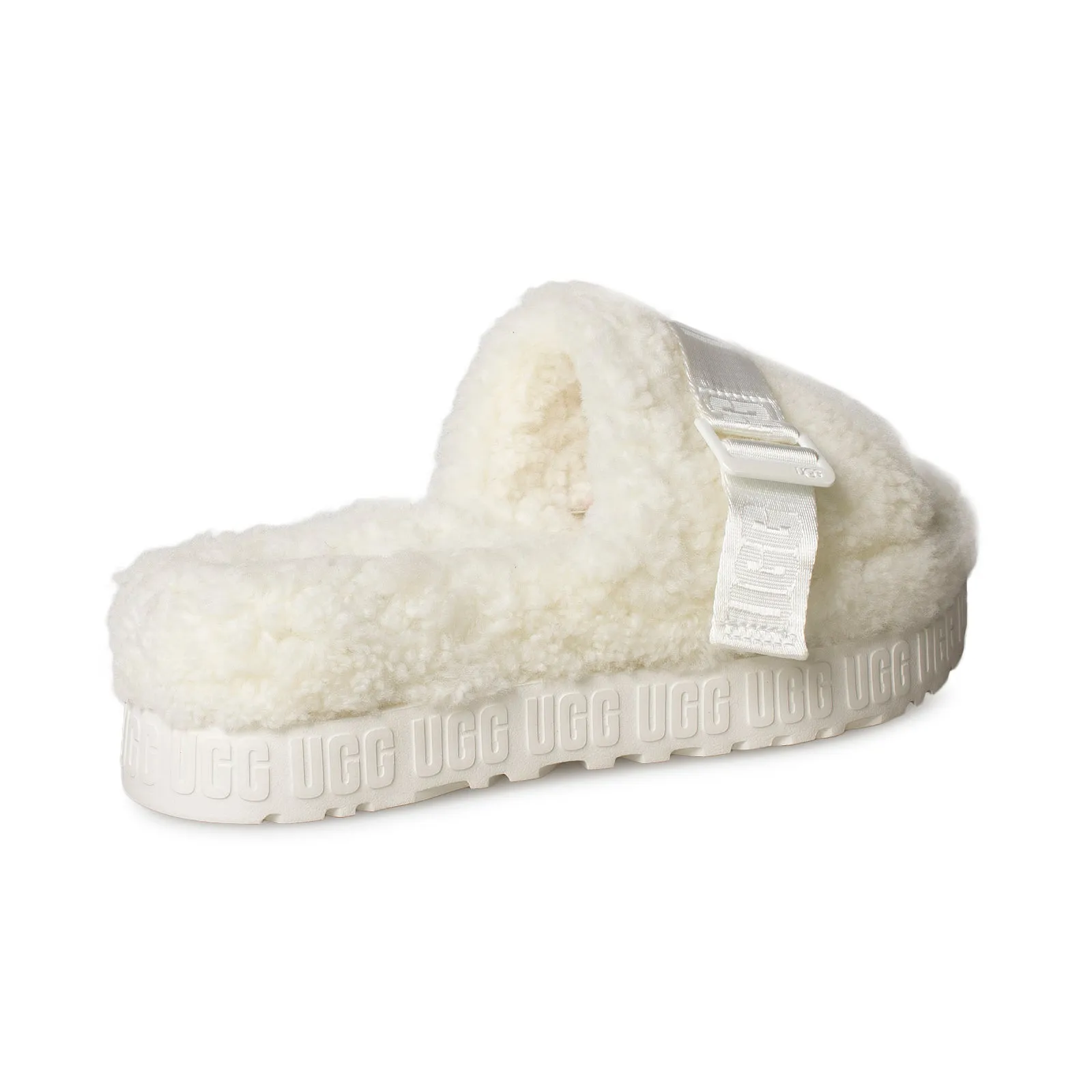 UGG Fluffita White Sandals - Women's