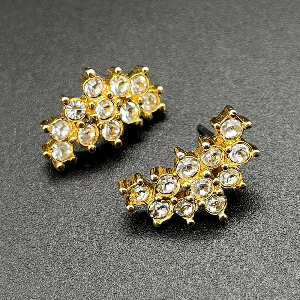 【USA輸入】ヴィンテージ AVON クリアビジュー ピアス/Vintage AVON Clear Bijou  Earrings