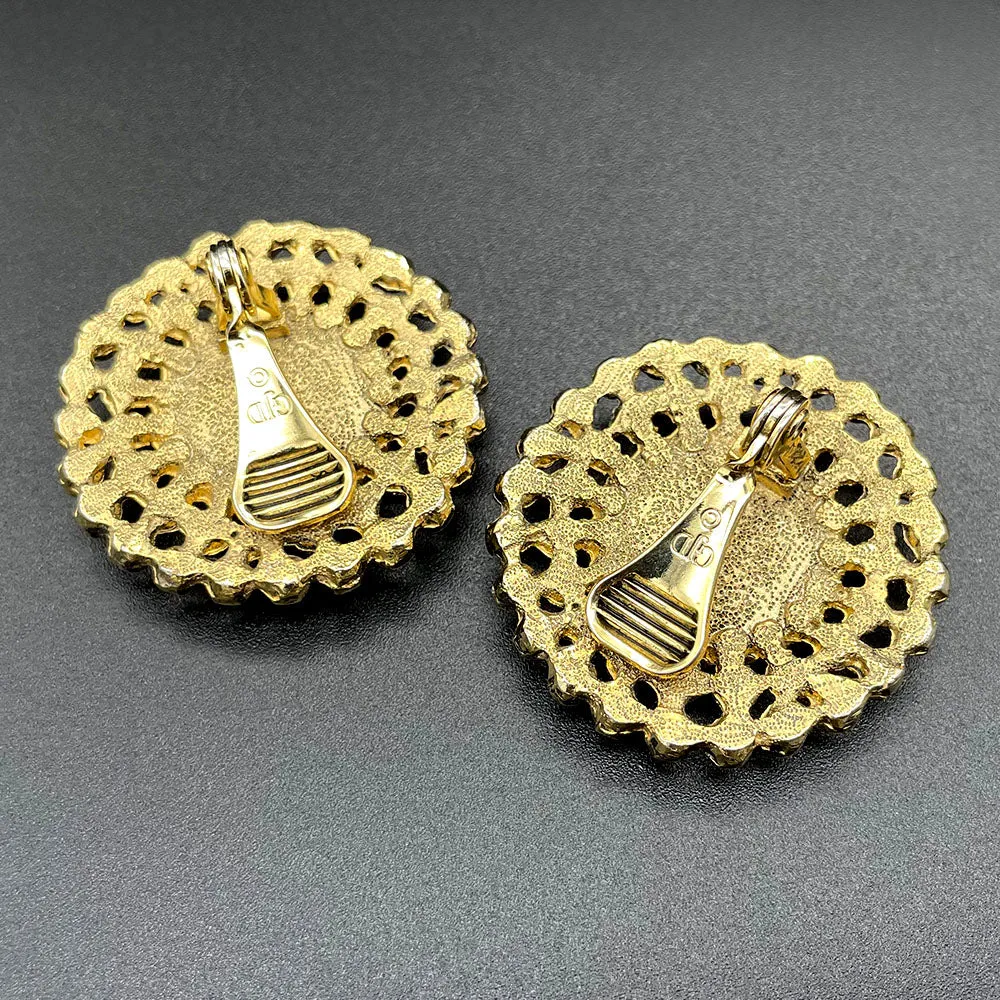 【USA輸入】ヴィンテージ GJD パール イヤリング/Vintage GJD Pearl Clip On Earrings