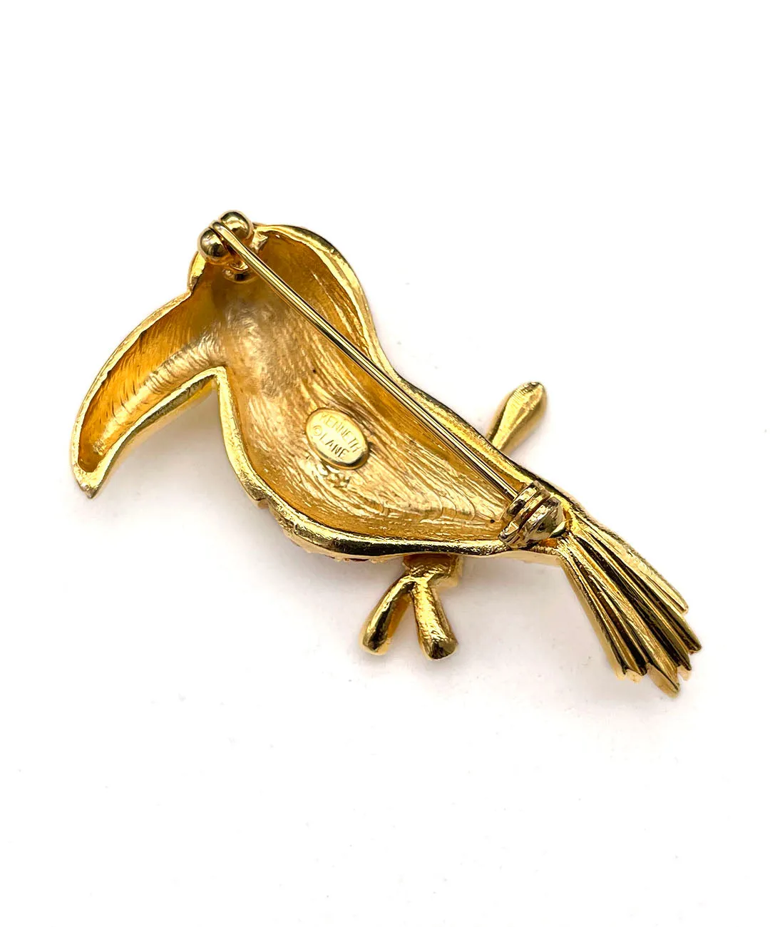 【USA輸入】ヴィンテージ K.J.L バード ビジュー ブローチ/Vintage K.J.L Bird Bijou Brooch