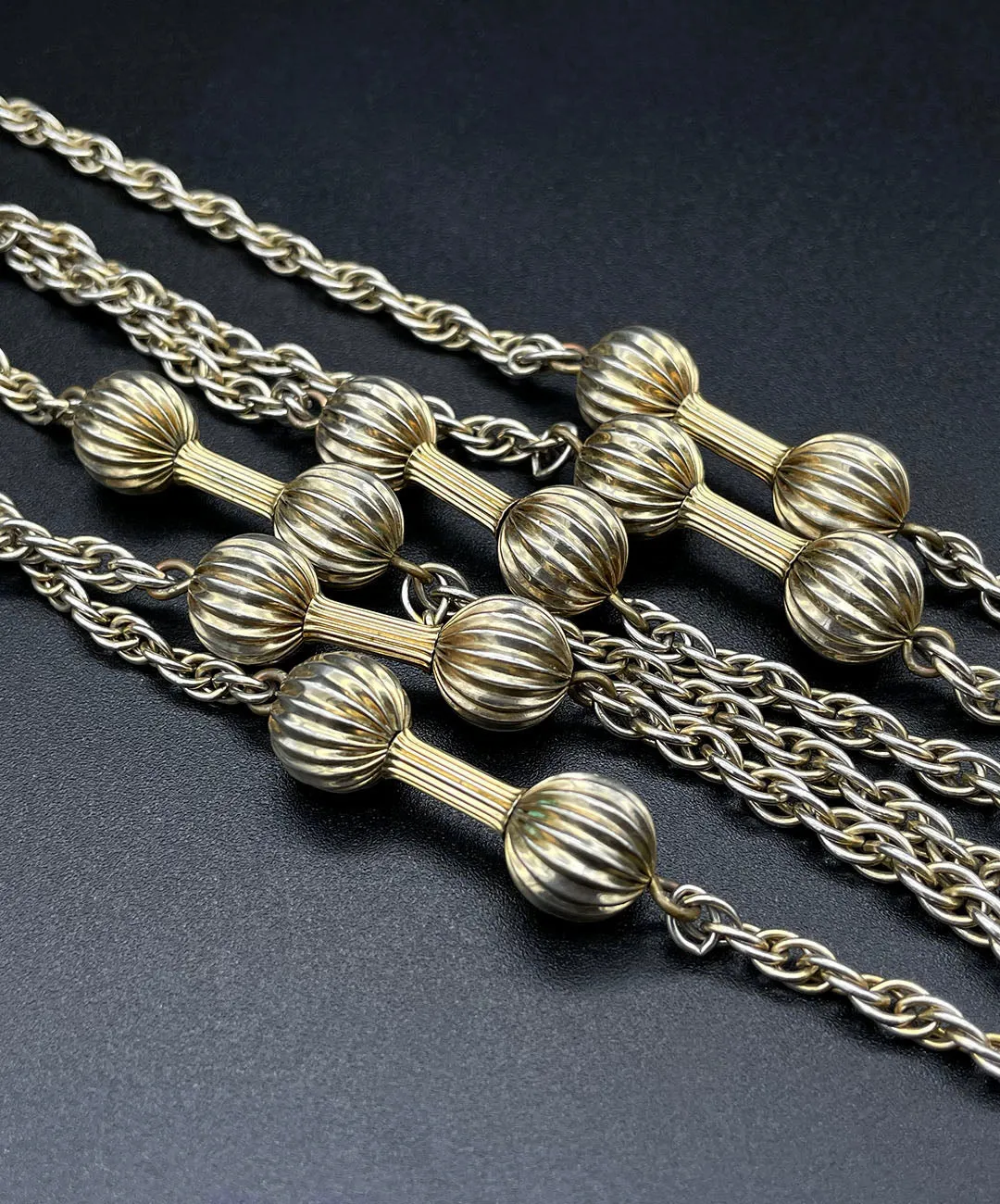 【USA輸入】ヴィンテージ MONET エクストラロング ネックレス/Vintage MONET Extra Long Necklace