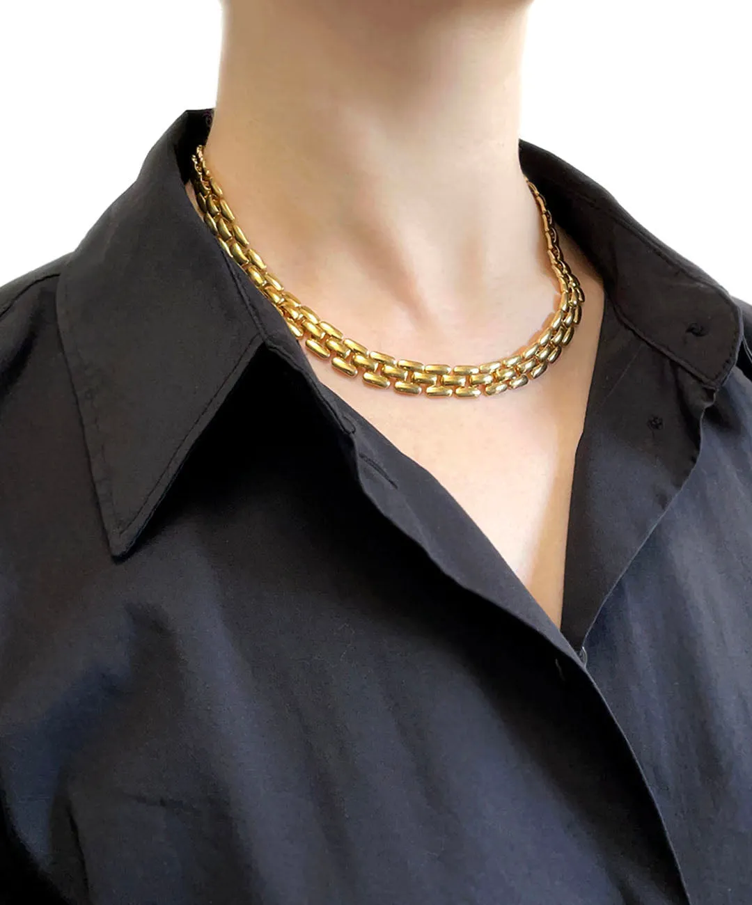 【USA輸入】ヴィンテージ NAPIER ブリック ネックレス/Vintage NAPIER Brick Necklace