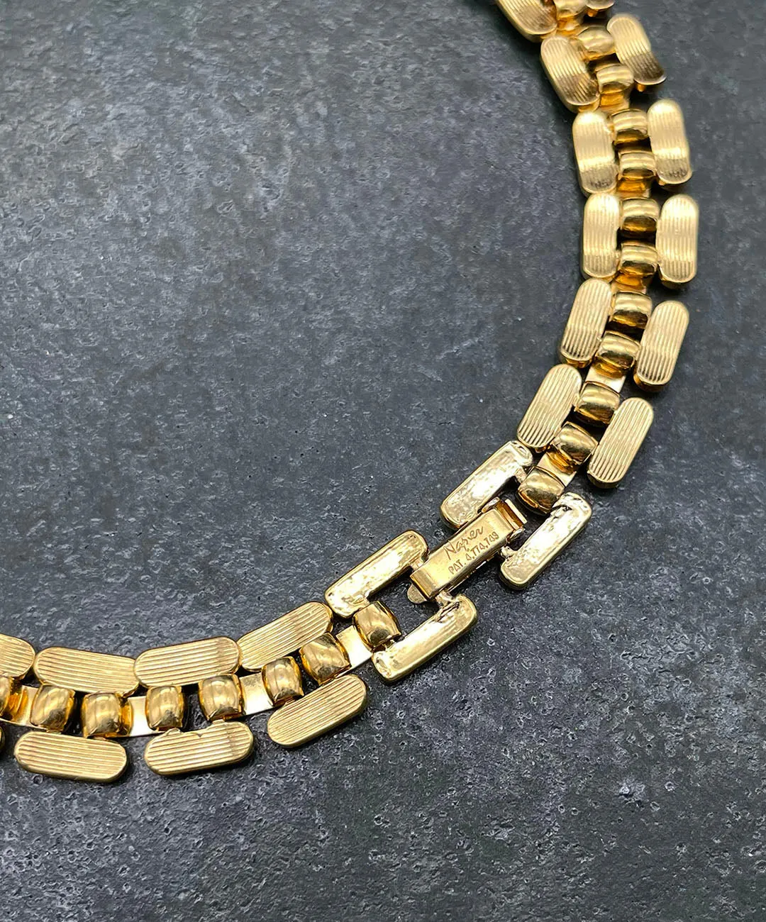 【USA輸入】ヴィンテージ NAPIER ブリック ネックレス/Vintage NAPIER Brick Necklace