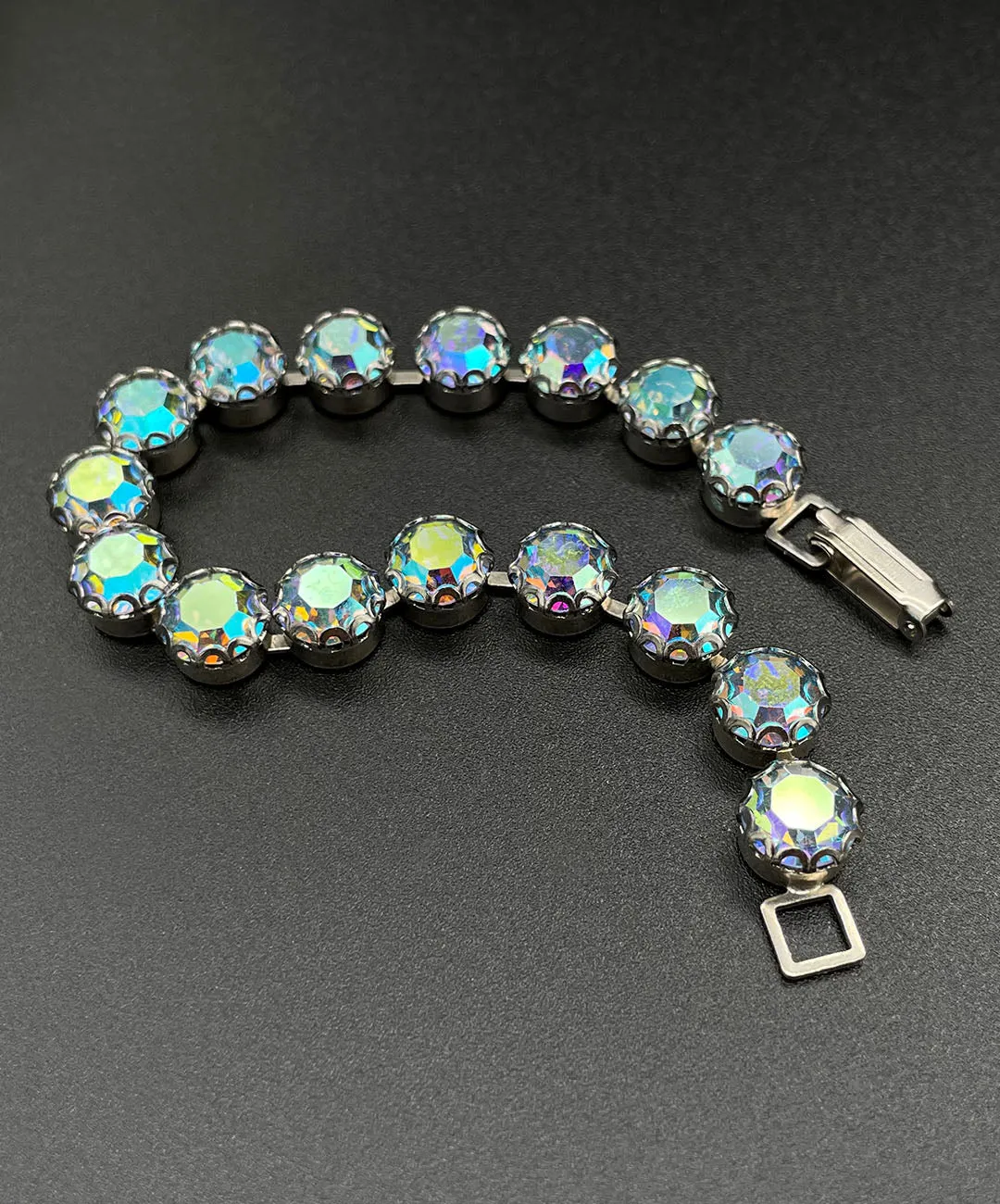 【USA輸入】ヴィンテージ WEISS オーロラビジュー ブレスレット/Vintage WEISS Aurora Bijou Bracelet