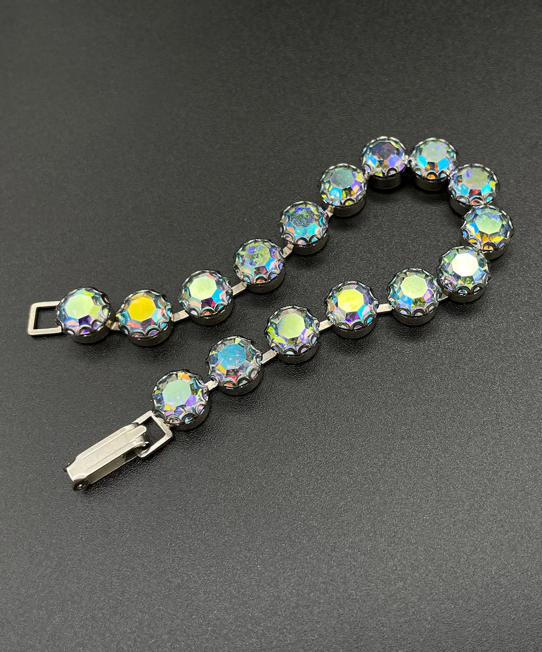 【USA輸入】ヴィンテージ WEISS オーロラビジュー ブレスレット/Vintage WEISS Aurora Bijou Bracelet