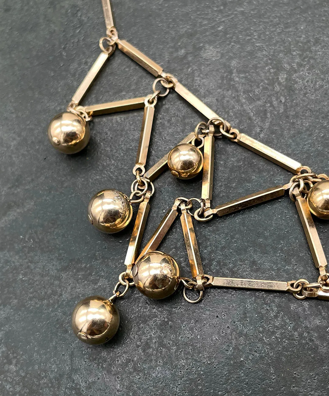 【USA輸入】ヴィンテージ デザイン メタル ネックレス/VINTAGE design Metal Necklace