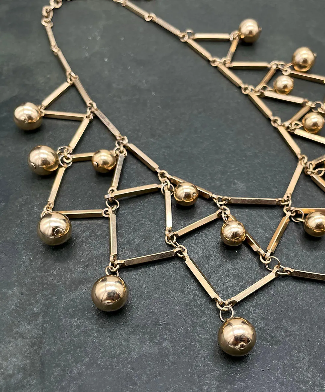 【USA輸入】ヴィンテージ デザイン メタル ネックレス/VINTAGE design Metal Necklace