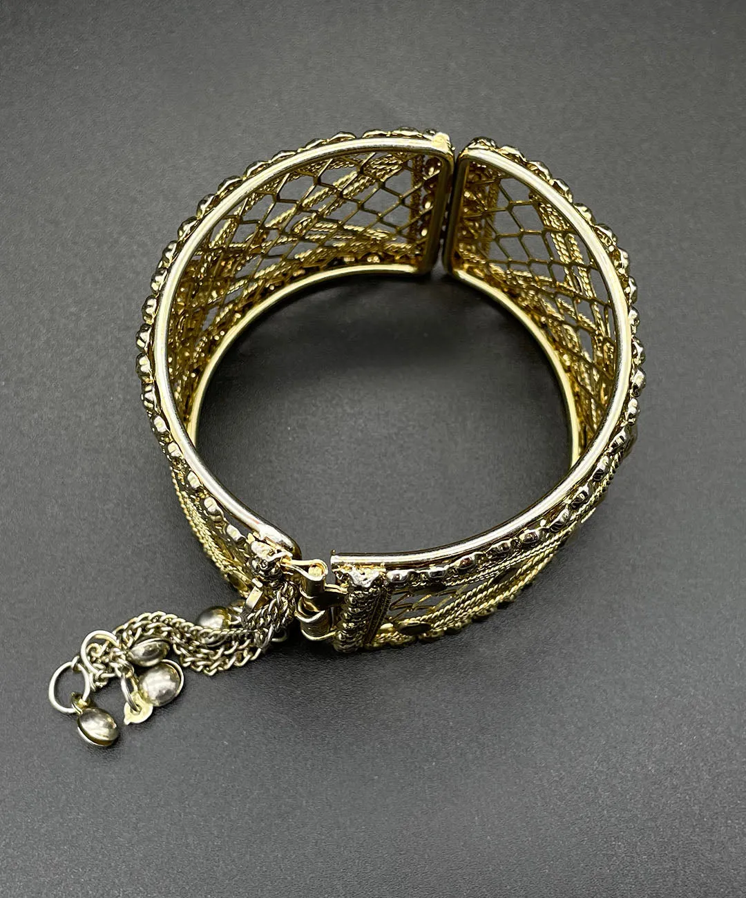 【USA輸入】ヴィンテージ フィリグリー フリンジ バングル/Vintage Filigree Fringe Bangle