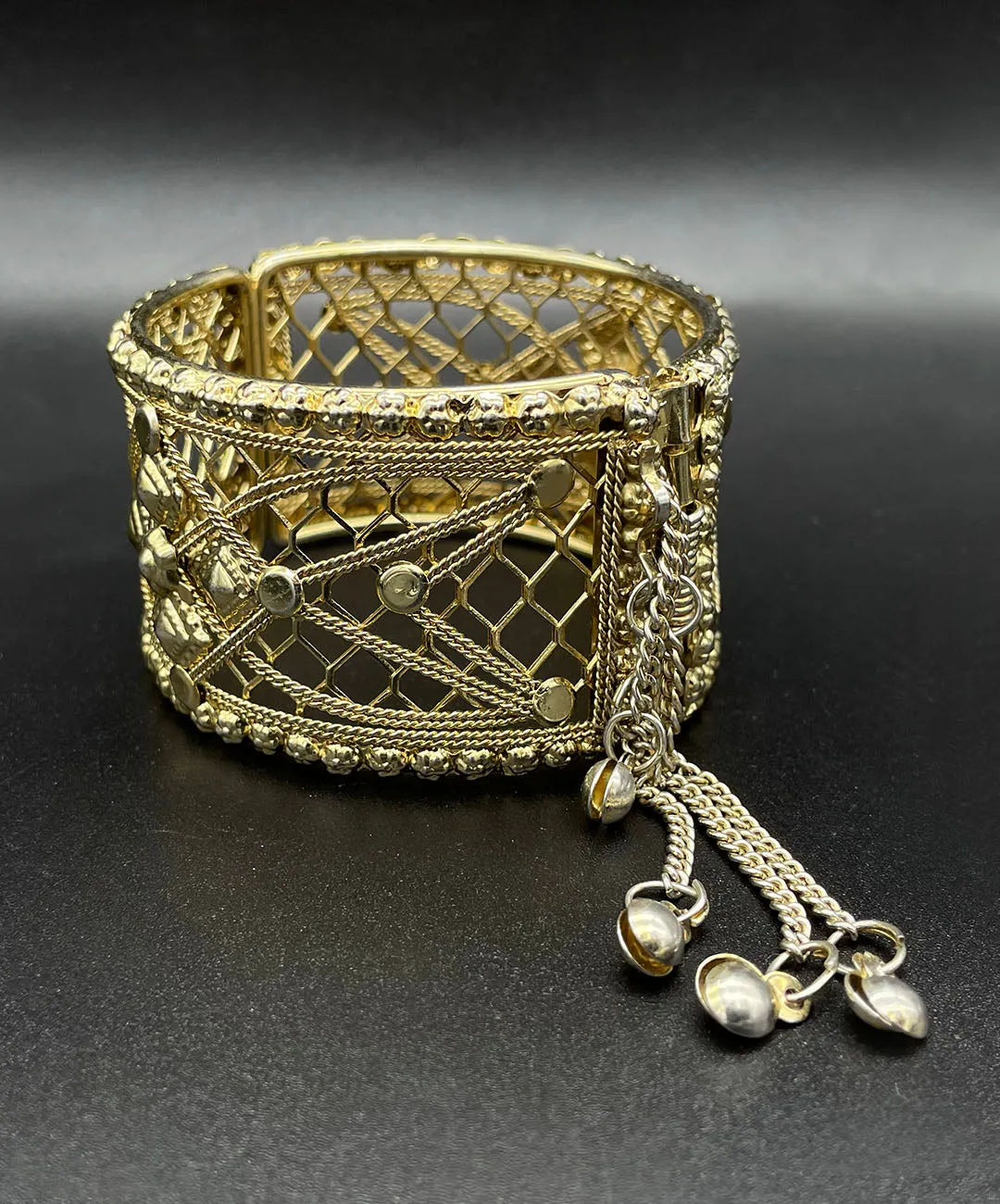 【USA輸入】ヴィンテージ フィリグリー フリンジ バングル/Vintage Filigree Fringe Bangle