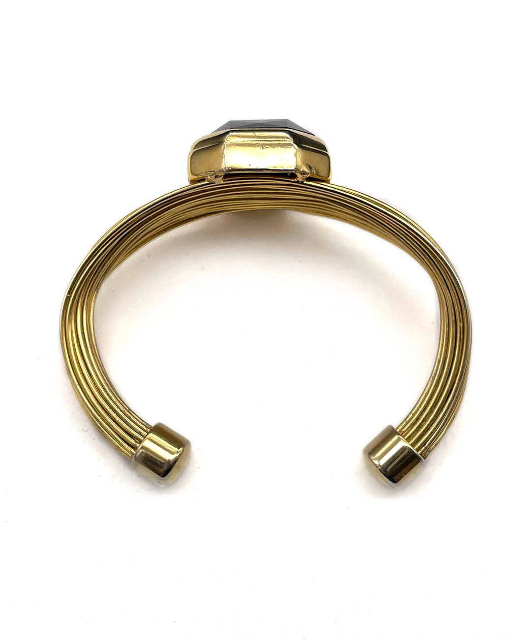 【USA輸入】ヴィンテージ ブラック ビジュー バングル/Vintage Black Bijou Bangle