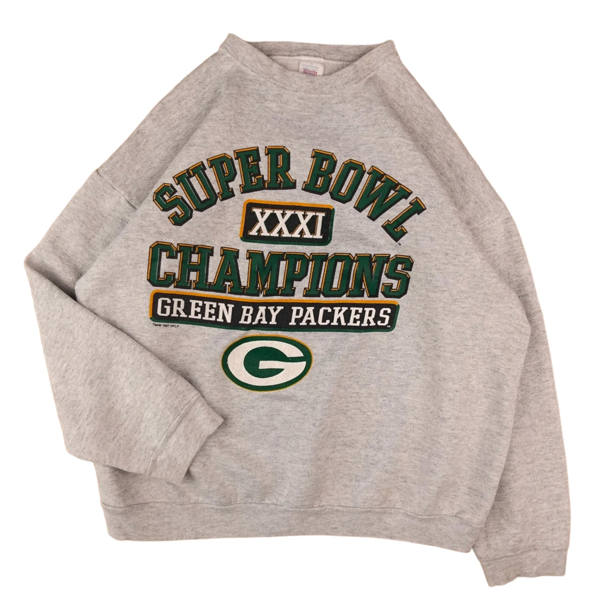 Vintage Green Bay Packers Superbowl Champs Sweatshirt - L