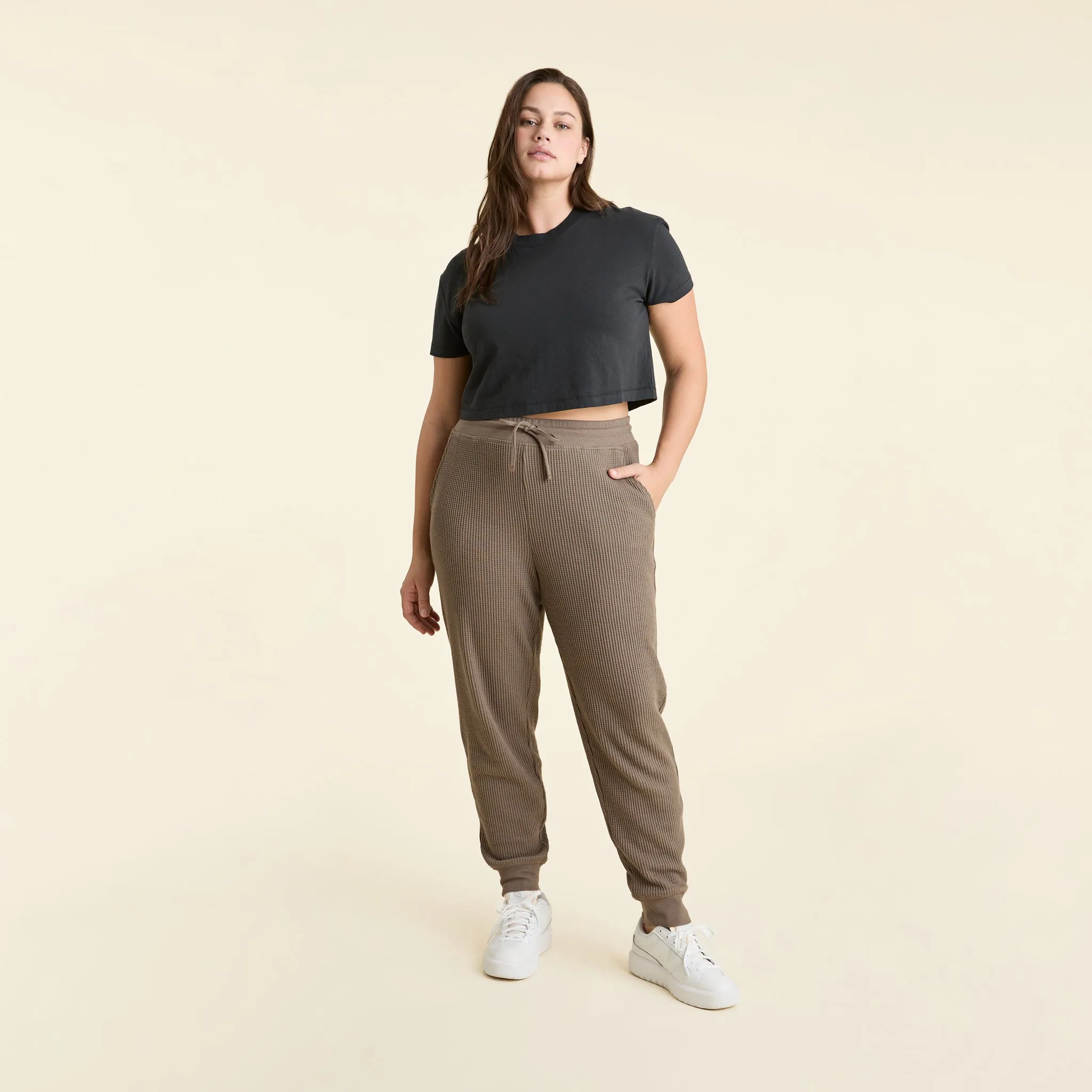 Waffle Jogger | Mocha