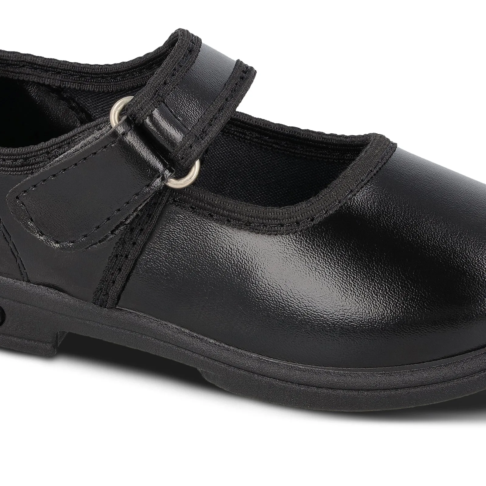 Walkaroo Girls School Shoes - WV592 Black